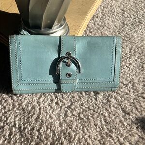 Vintage Coach SoHo blue  Women's Wallet